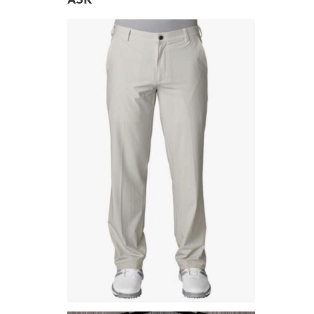 ADIDAS GOLF Ultimate 365 Regular Fit Talc Beige Pants Mens Sz 40x31. EUC